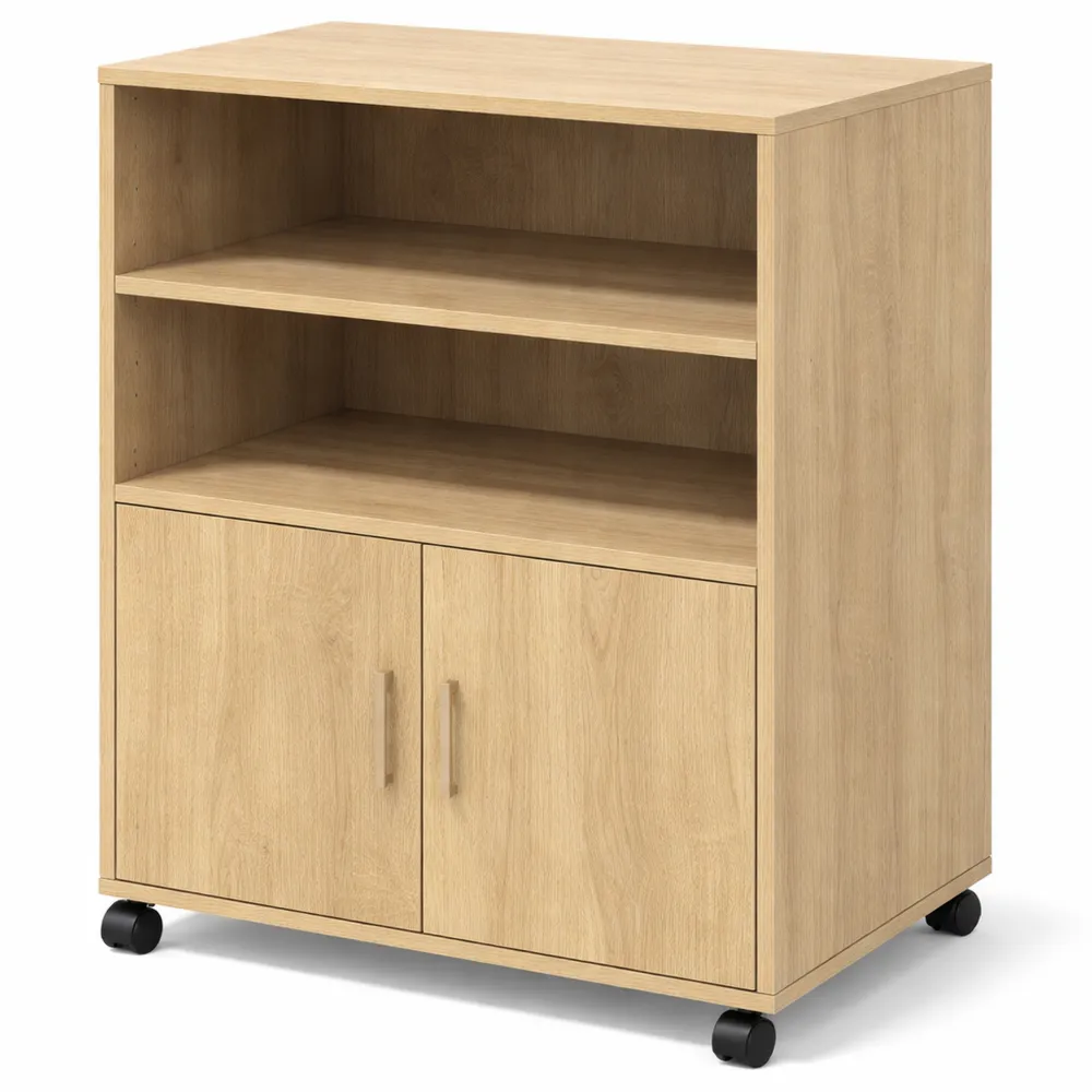 Rangement Mobile de Bureau en Bois d'Ingénierie Chêne Sonoma