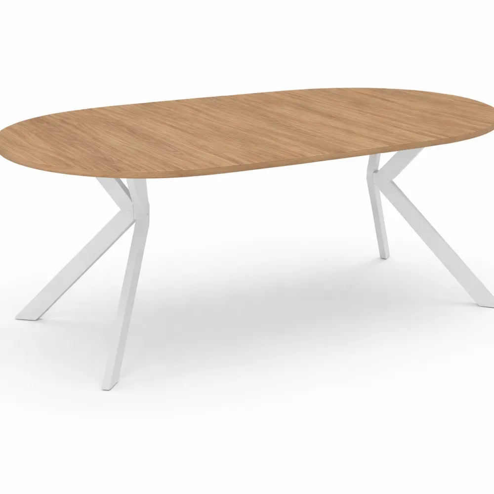 Table à Manger Ronde Extensible 4-10 Personnes