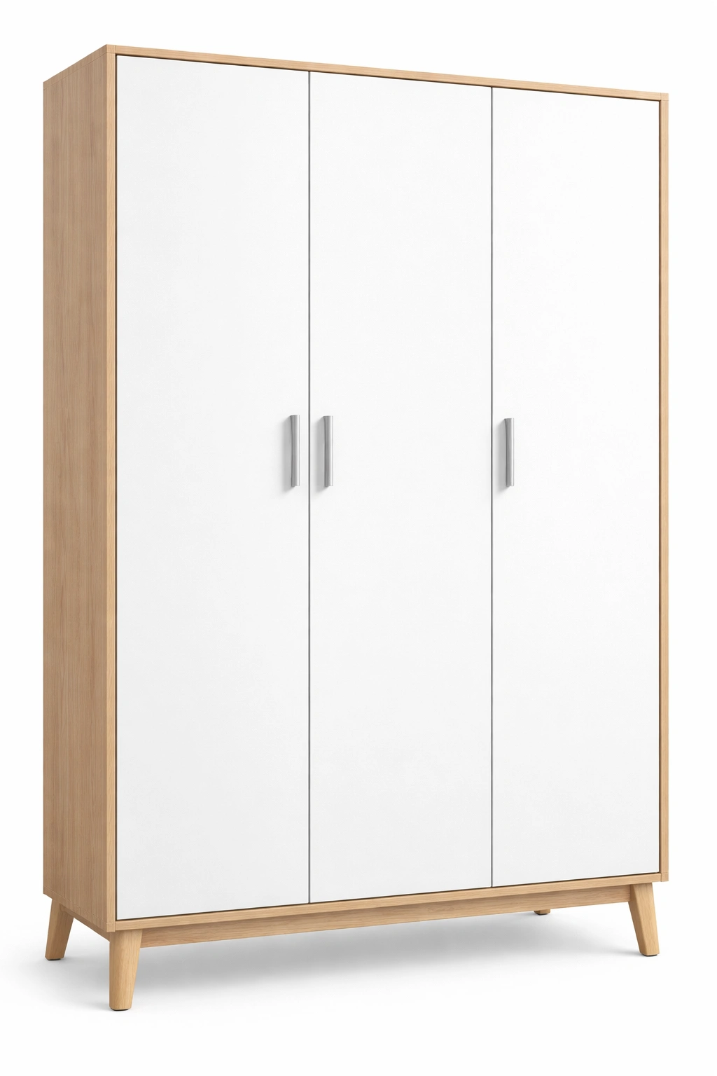 Armoire vetements trois portes design moderne chambre-Rovtrix