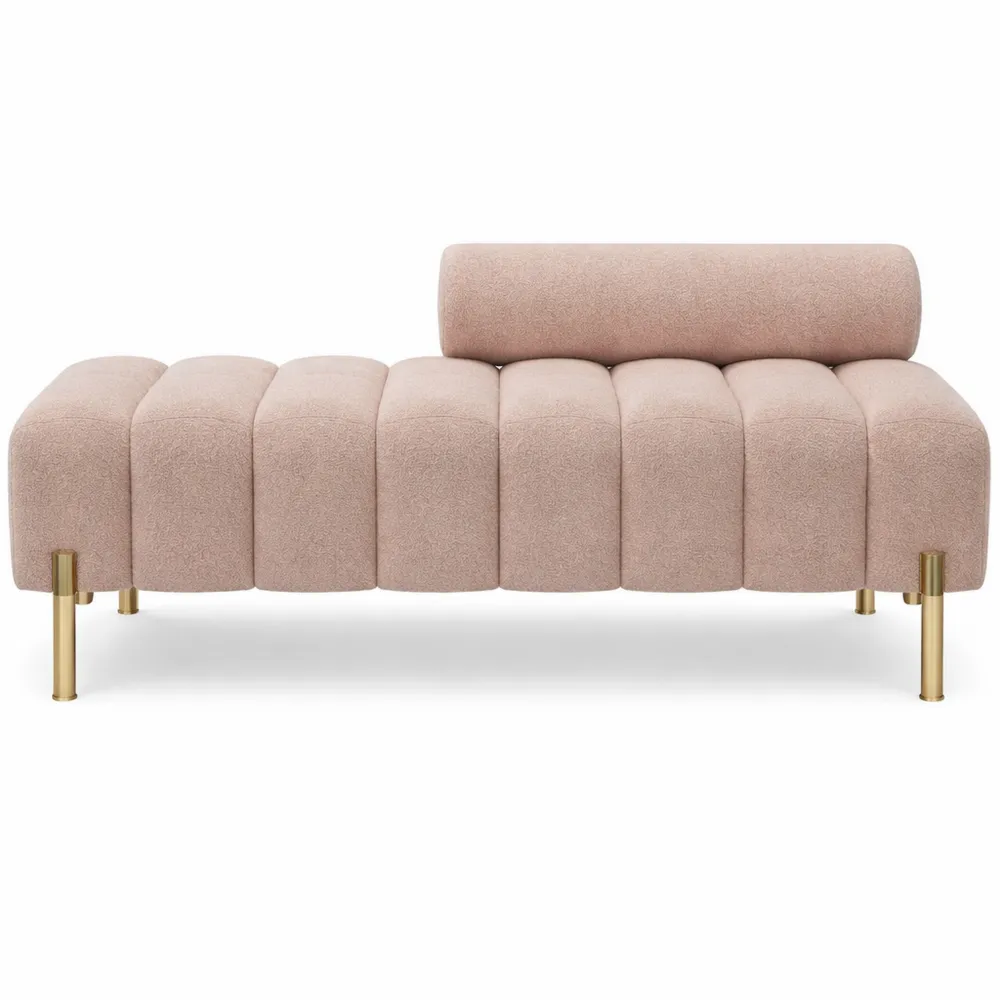 Panca Imbottita in Velluto per Ingresso e Soggiorno