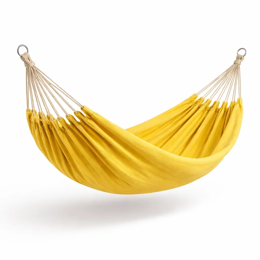 Hängematte baumwolle gelb 200x150 cm-nestgalleryco