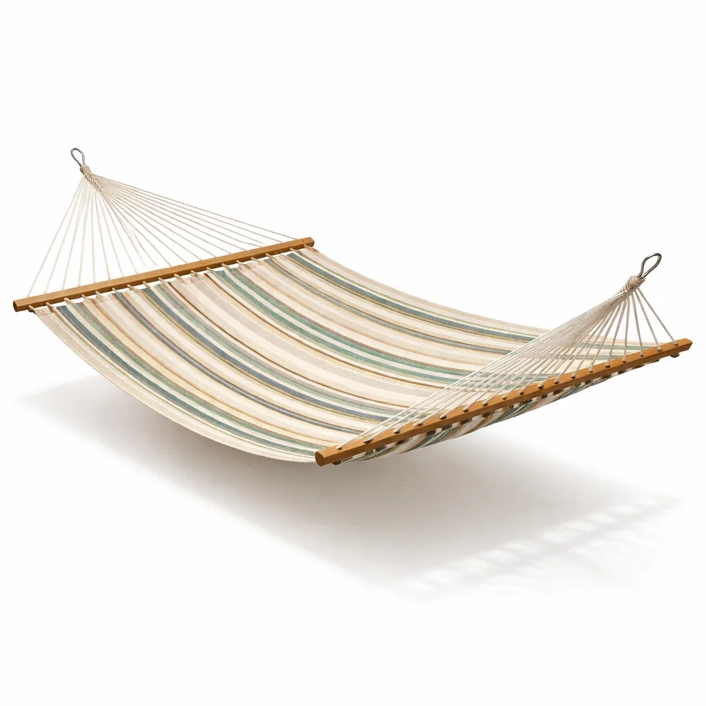 Hängematte baumwolle gestreift mehrfarbig 200x150 cm-nestgalleryco