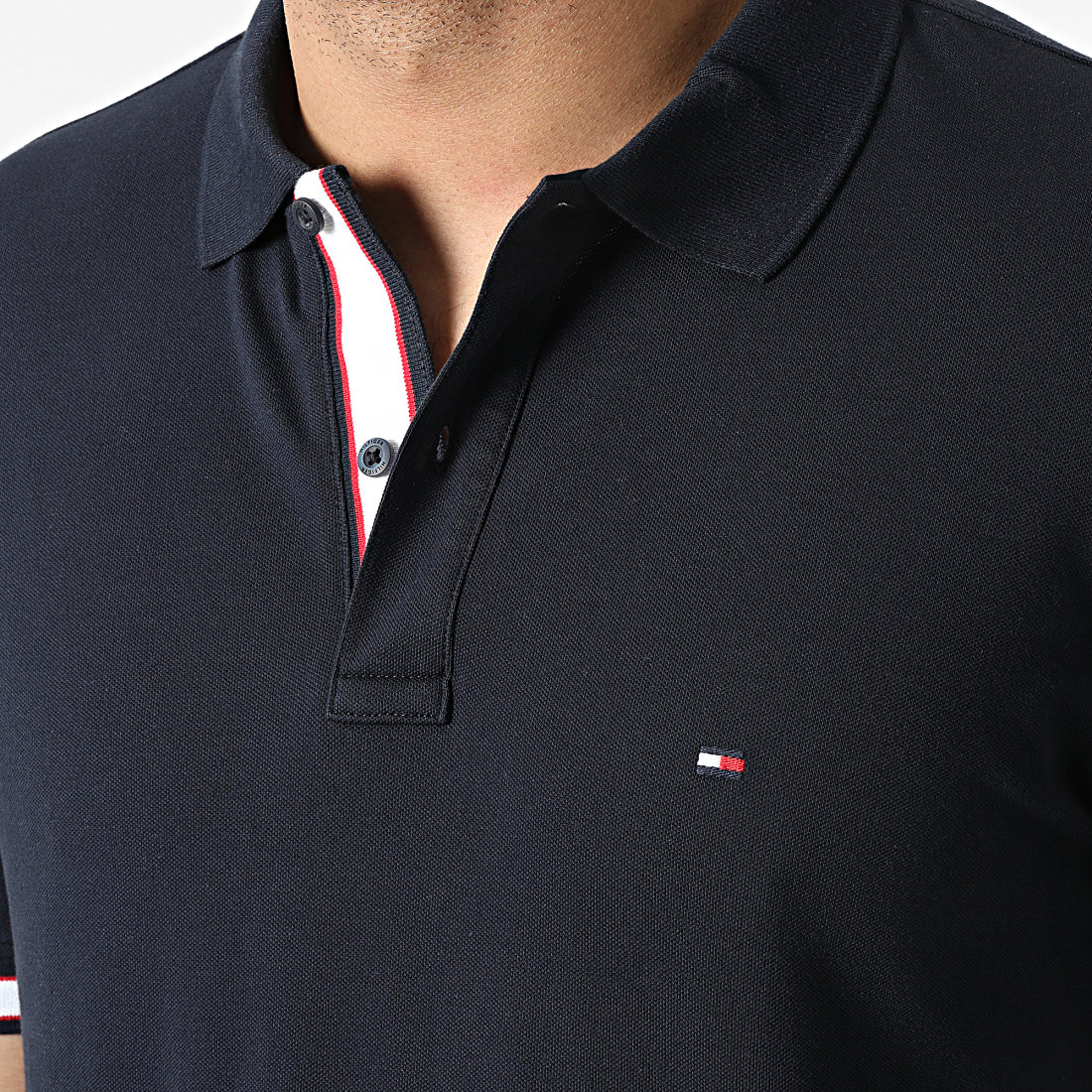 Polo Short Sleeve Cuff Branding 3960Navy Blue