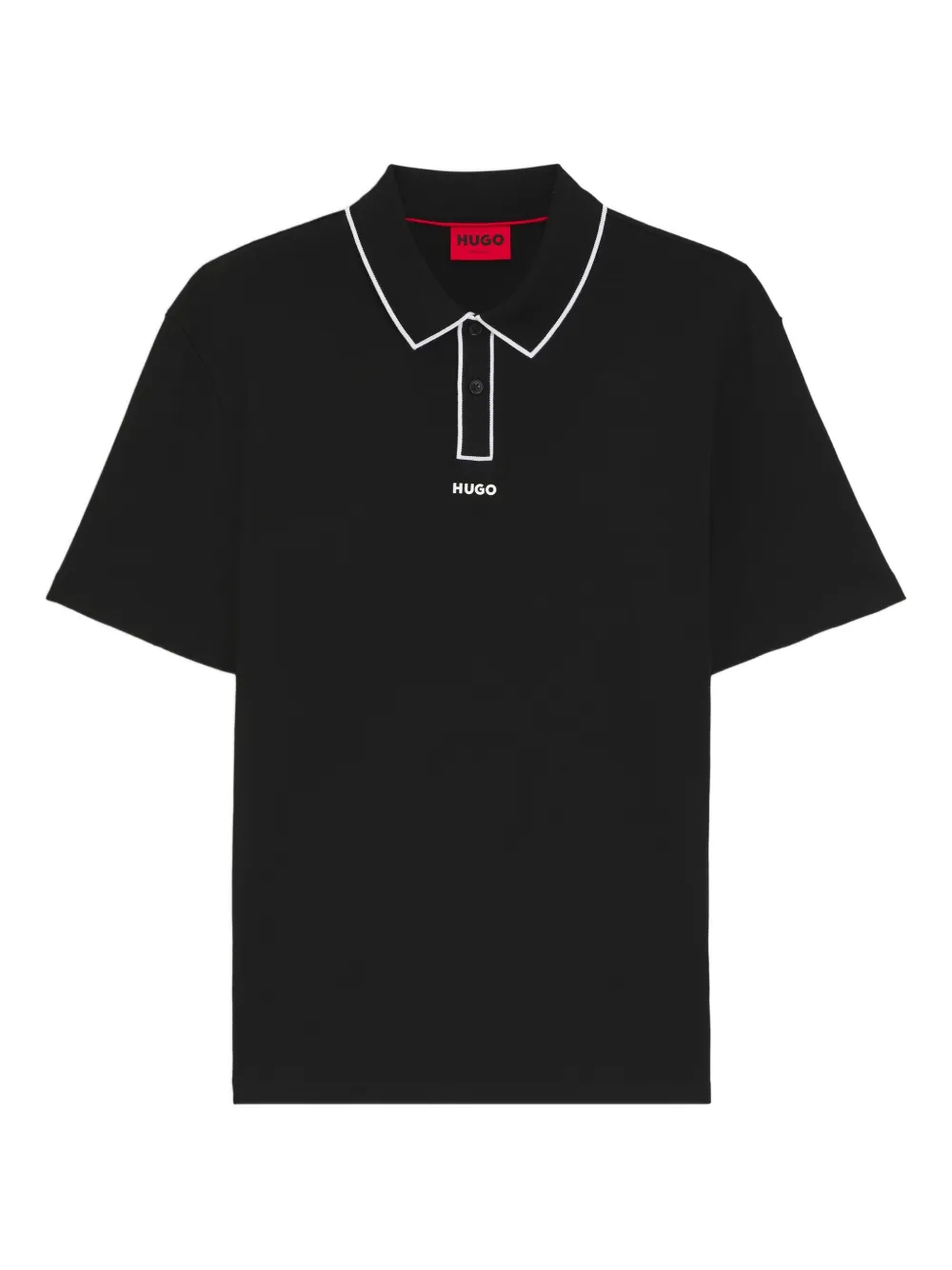 HUGO Piped Cotton Polo Shirt
