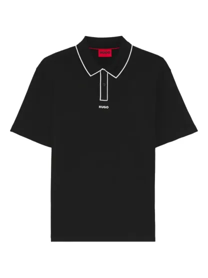 HUGO Piped Cotton Polo Shirt
