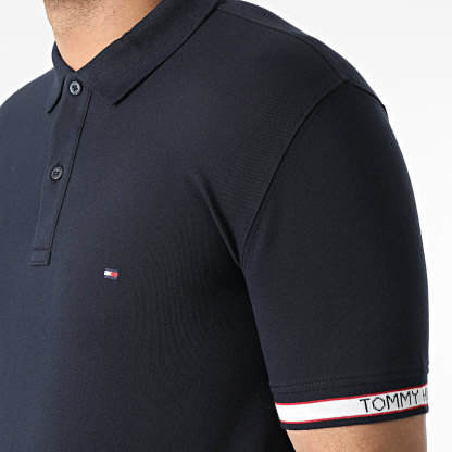 Polo Short Sleeve Cuff Branding 3960Navy Blue