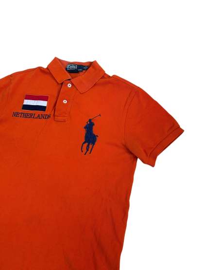 Polo Ralph Lauren Big Pony "NETHERLANDS" Flag Polo