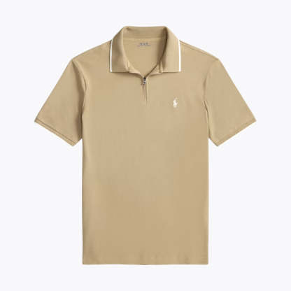 Classic Fit Stretch Mesh Polo Shirt