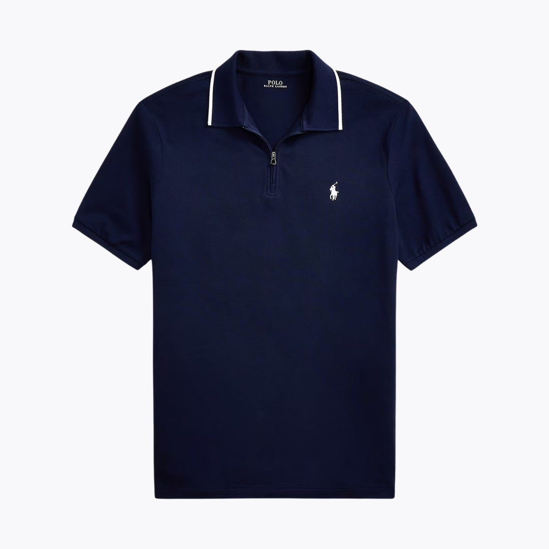 Classic Fit Stretch Mesh Polo Shirt