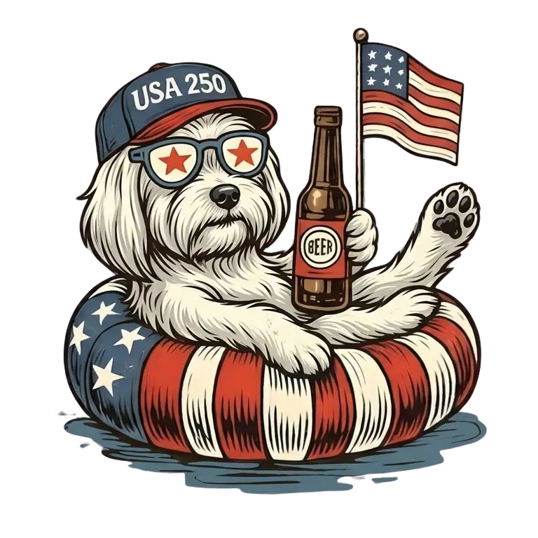 Comfort Colors® Funny 4th of July Dachshund Shirt – Patriotic 250th Anniversary Dog Lover Tee