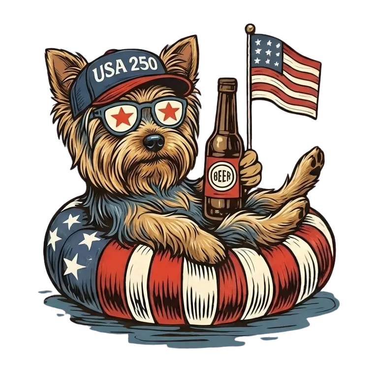 Comfort Colors® Funny 4th of July Dachshund Shirt – Patriotic 250th Anniversary Dog Lover Tee