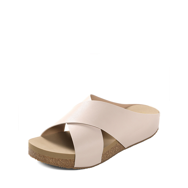 Women's Open Toe Criss-Cross Wedge Sandals