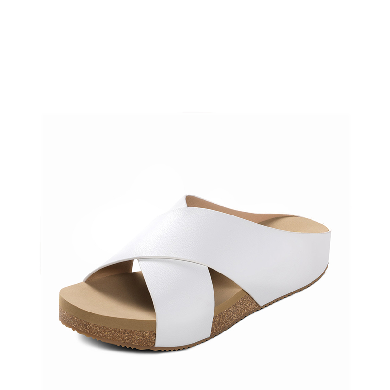 Women's Open Toe Criss-Cross Wedge Sandals