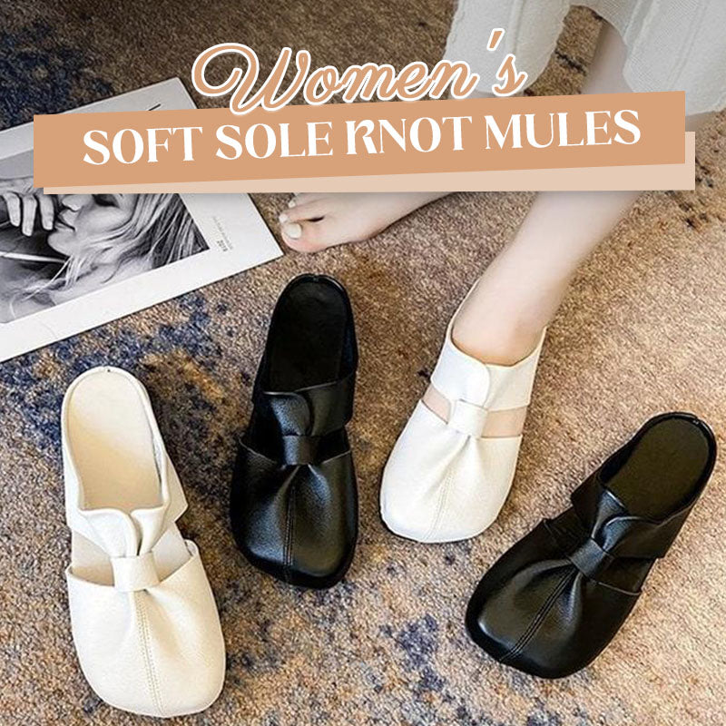 🔥Hot Sale 49% Off🔥Women's Soft Sole Knot Mules