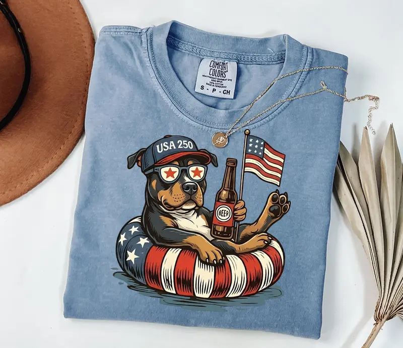 Patriotic Dachshund 250th Anniversary Shirt