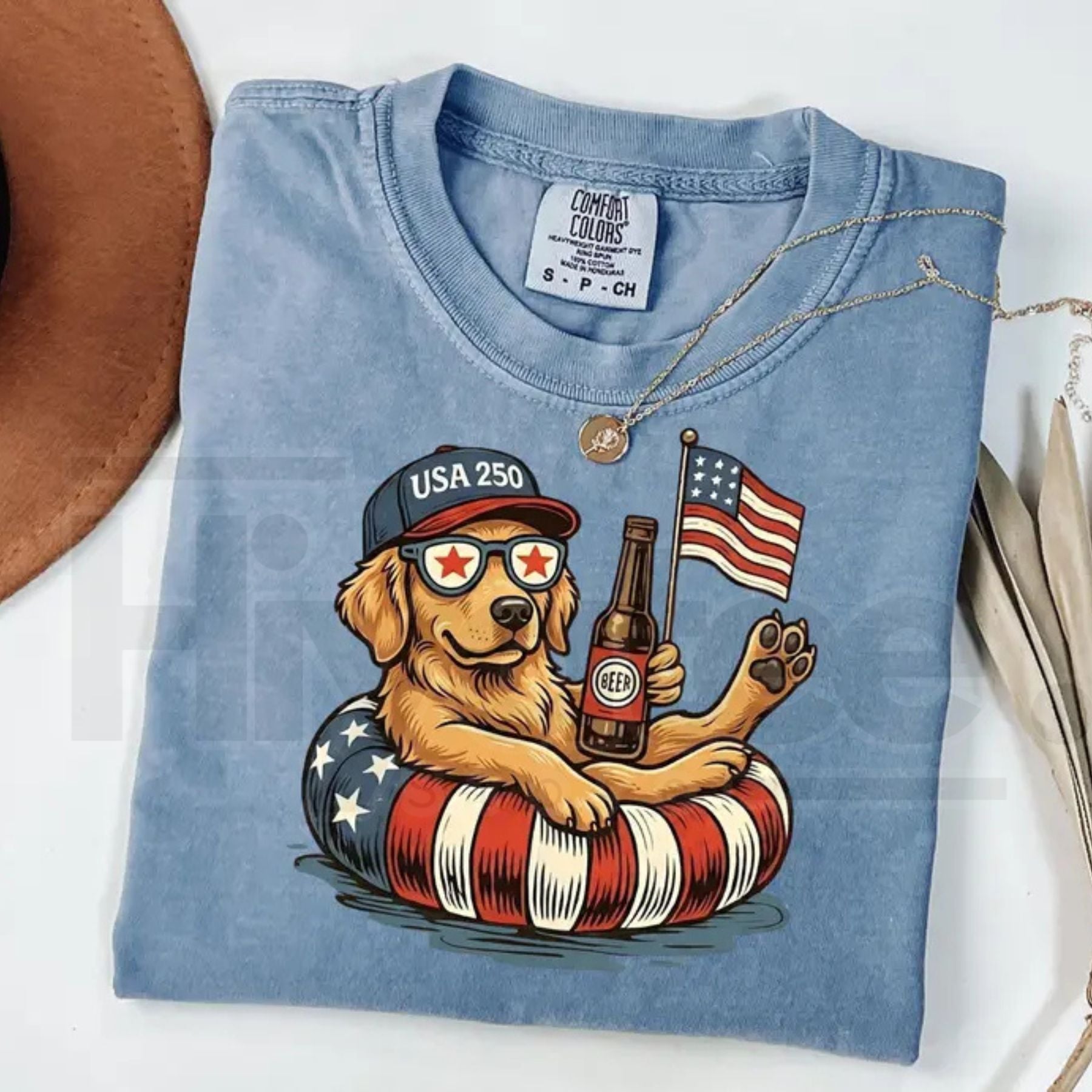 Comfort Colors® Funny 4th of July Dachshund Shirt – Patriotic 250th Anniversary Dog Lover Tee