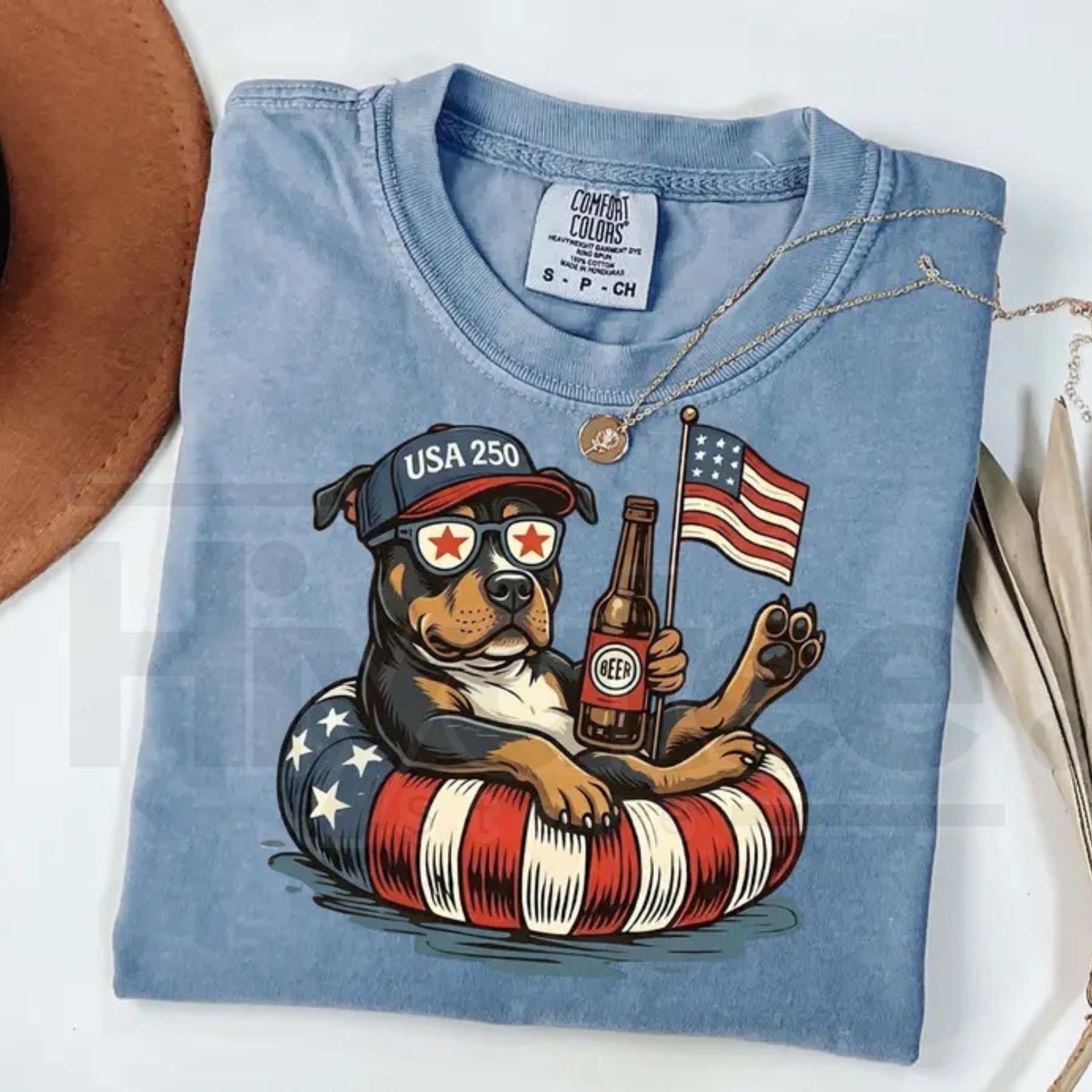 Comfort Colors® Funny 4th of July Dachshund Shirt – Patriotic 250th Anniversary Dog Lover Tee