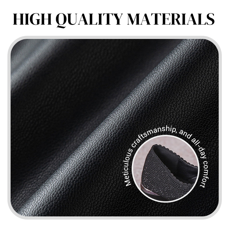 💥HOT SALE 50% OFF✨Hollow mesh sandals with rhinestone and chunky heel