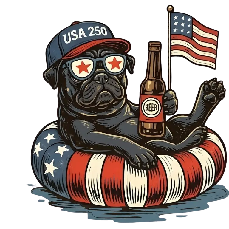 Comfort Colors® Funny 4th of July Dachshund Shirt – Patriotic 250th Anniversary Dog Lover Tee