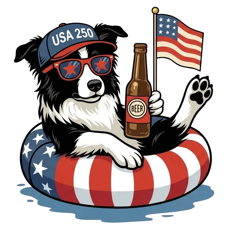 Comfort Colors® Funny 4th of July Dachshund Shirt – Patriotic 250th Anniversary Dog Lover Tee
