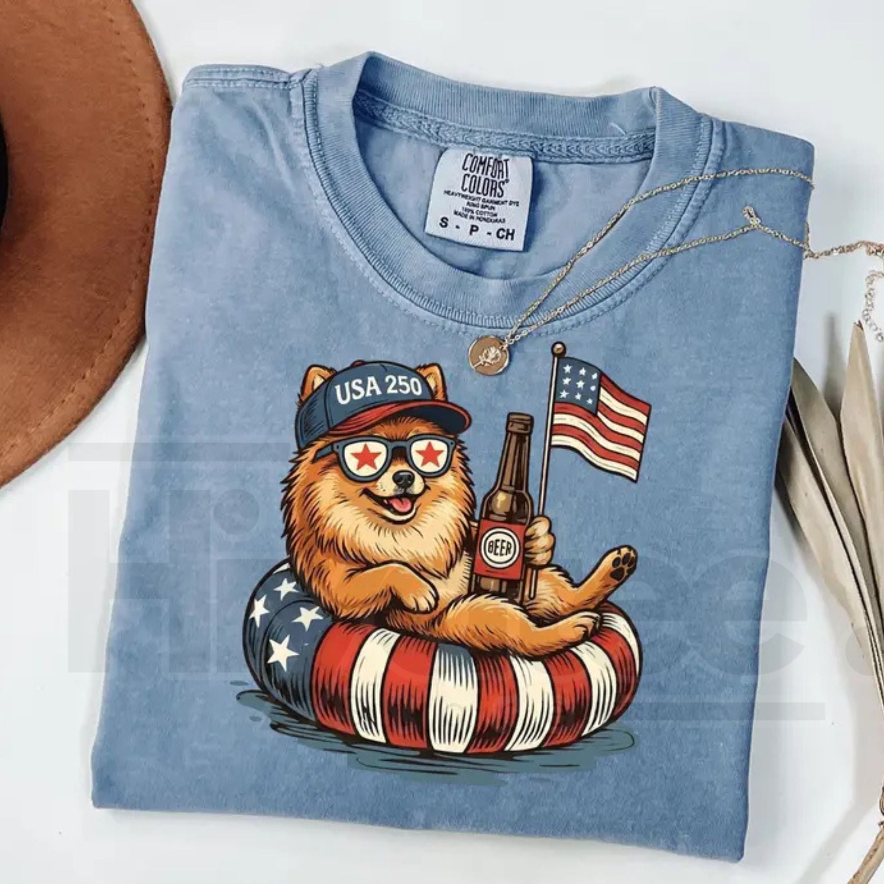 Comfort Colors® Funny 4th of July Dachshund Shirt – Patriotic 250th Anniversary Dog Lover Tee