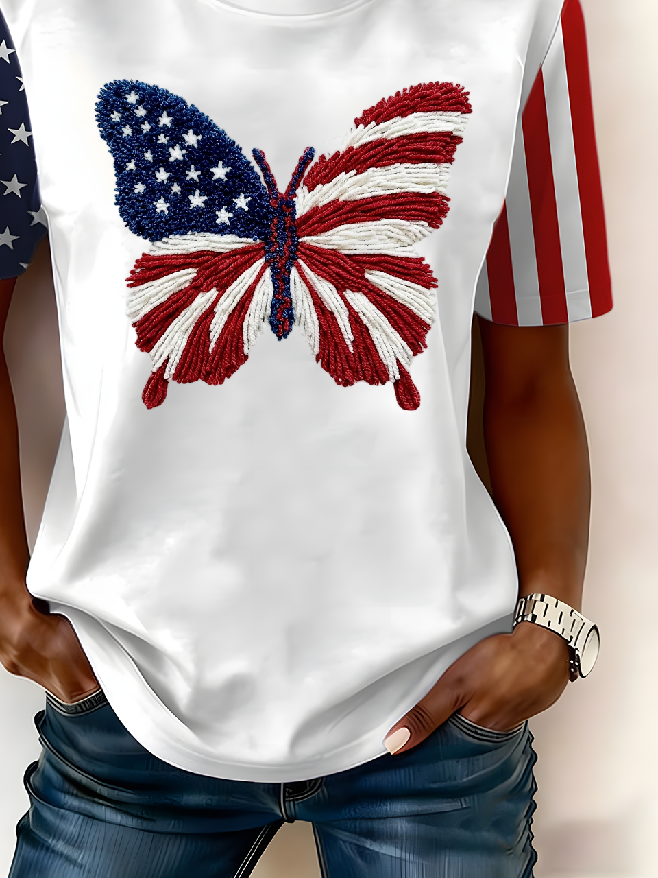 Casual Regular Fit Cotton Crew Neck T-Shirt