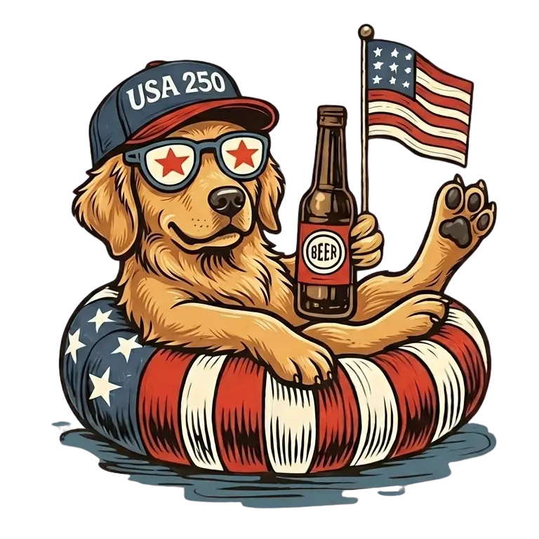 Comfort Colors® Funny 4th of July Dachshund Shirt – Patriotic 250th Anniversary Dog Lover Tee