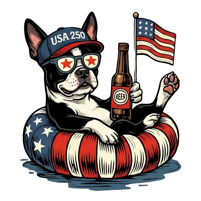 Comfort Colors® Funny 4th of July Dachshund Shirt – Patriotic 250th Anniversary Dog Lover Tee