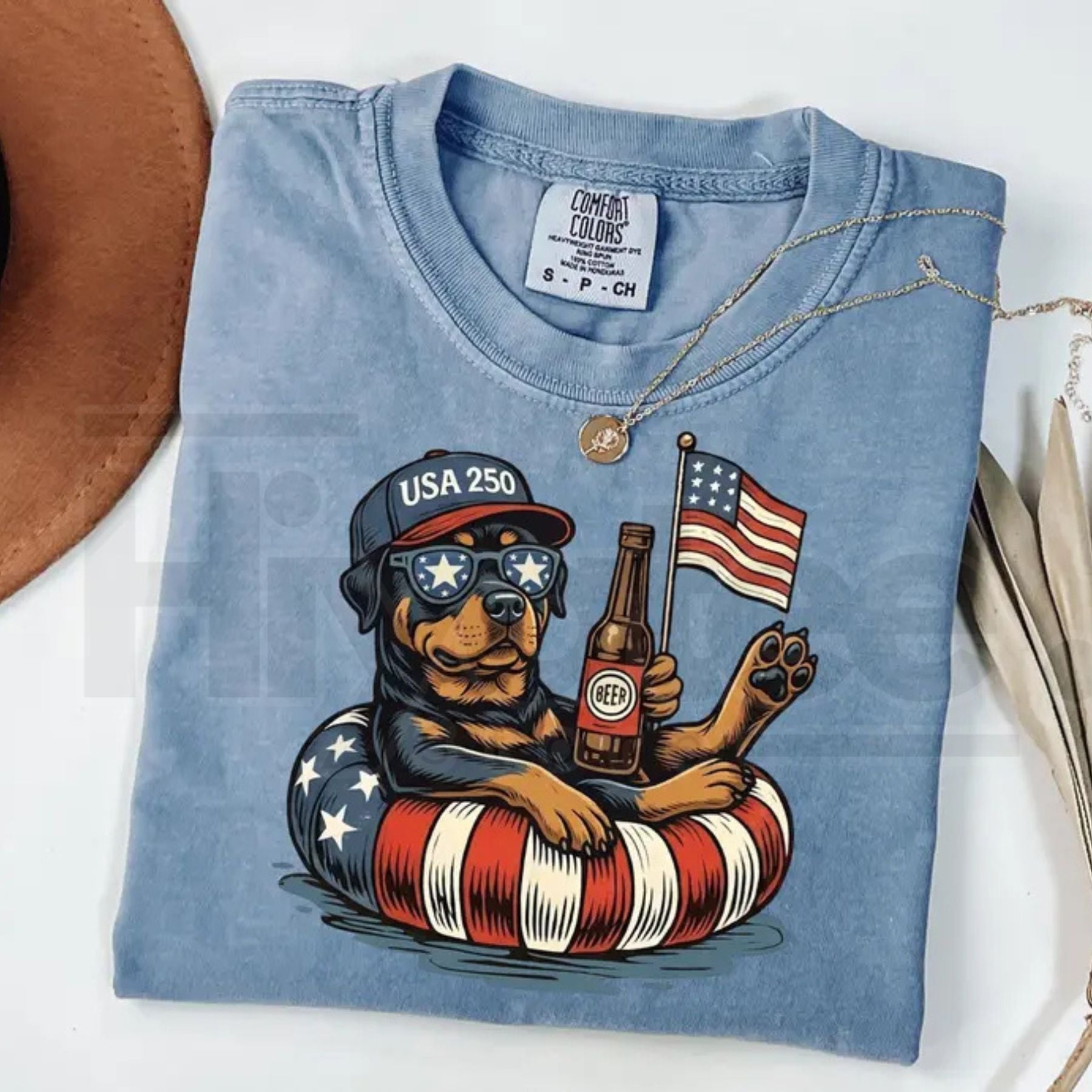 Comfort Colors® Funny 4th of July Dachshund Shirt – Patriotic 250th Anniversary Dog Lover Tee