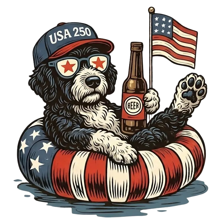 Comfort Colors® Funny 4th of July Dachshund Shirt – Patriotic 250th Anniversary Dog Lover Tee