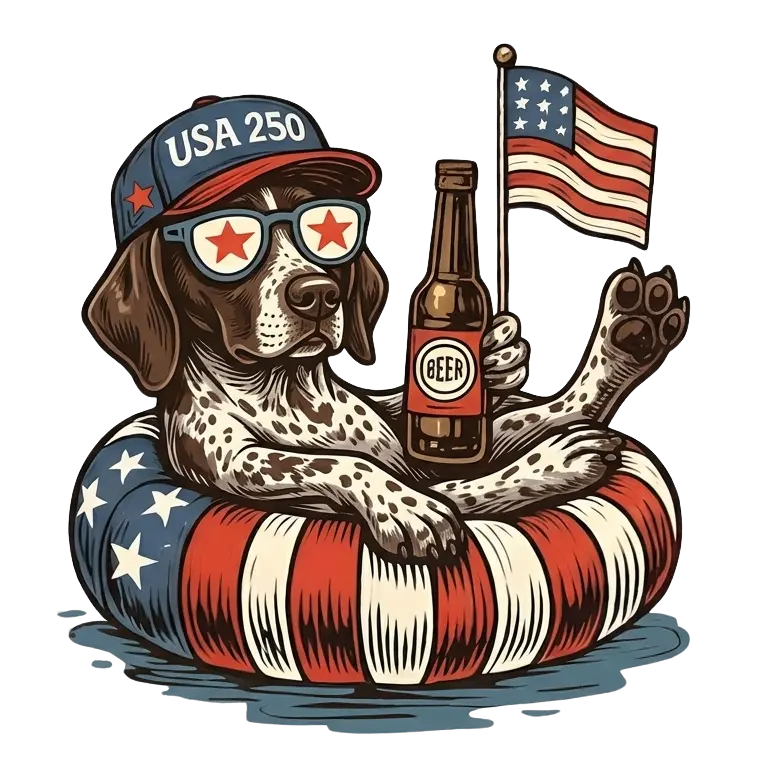Comfort Colors® Funny 4th of July Dachshund Shirt – Patriotic 250th Anniversary Dog Lover Tee