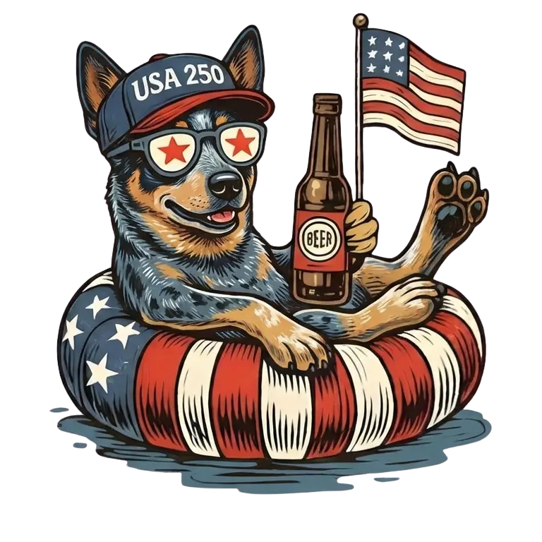 Comfort Colors® Funny 4th of July Dachshund Shirt – Patriotic 250th Anniversary Dog Lover Tee