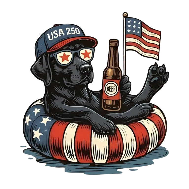 Comfort Colors® Funny 4th of July Dachshund Shirt – Patriotic 250th Anniversary Dog Lover Tee
