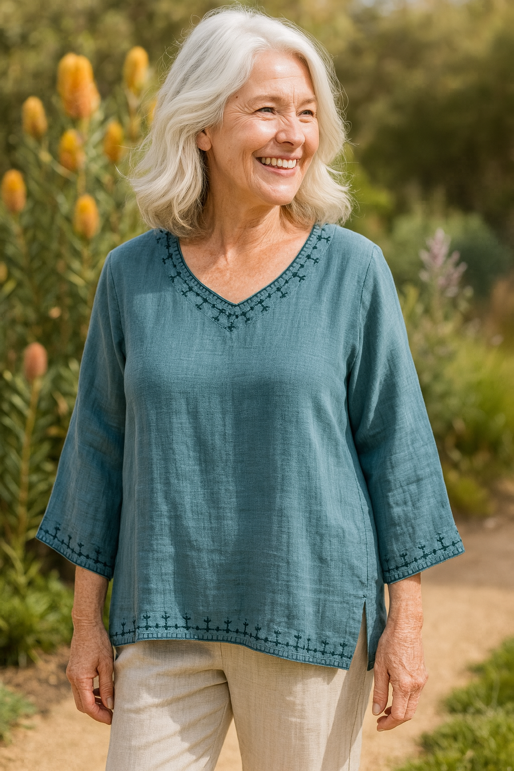 Elowen | V-Neck Blouse