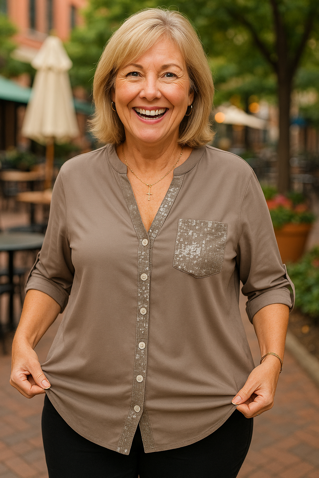 Elara | Soft Glam Blouse