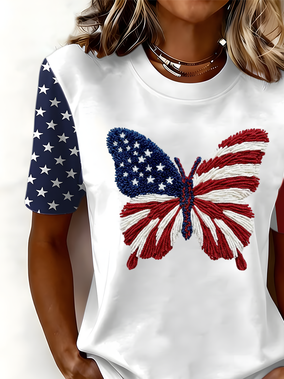 Casual Regular Fit Cotton Crew Neck T-Shirt