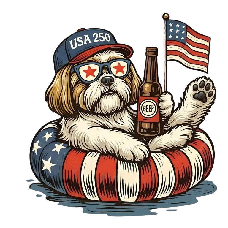 Comfort Colors® Funny 4th of July Dachshund Shirt – Patriotic 250th Anniversary Dog Lover Tee