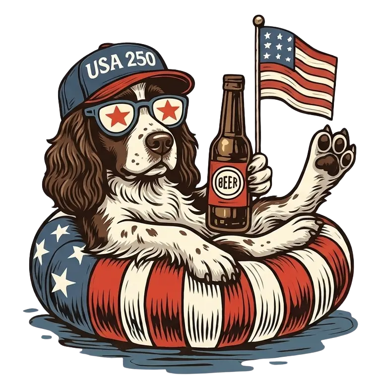 Comfort Colors® Funny 4th of July Dachshund Shirt – Patriotic 250th Anniversary Dog Lover Tee