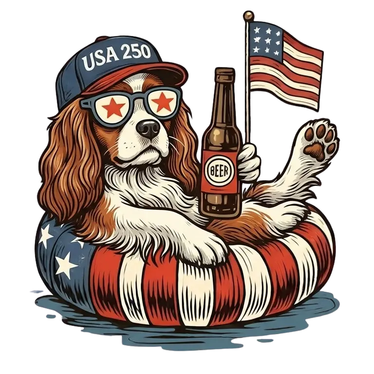 Comfort Colors® Funny 4th of July Dachshund Shirt – Patriotic 250th Anniversary Dog Lover Tee
