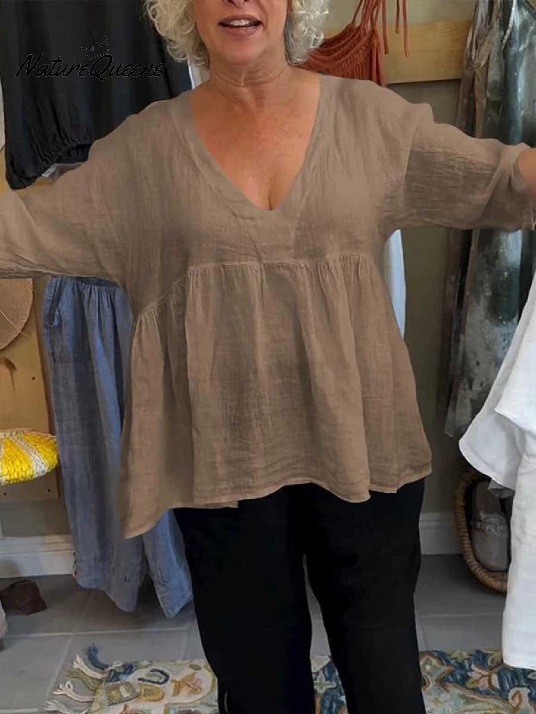 Mira | V-Neck Blouse