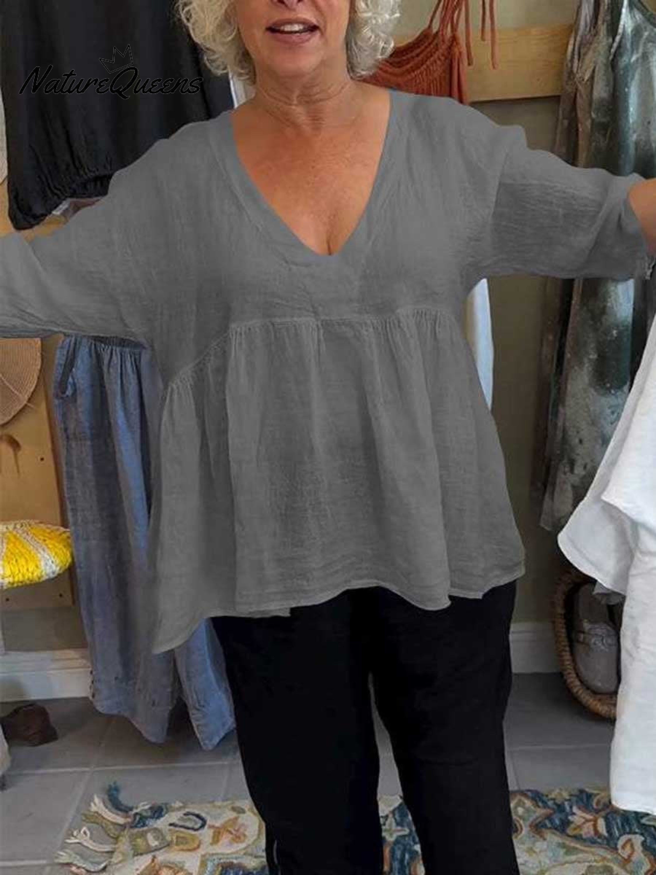 Mira | V-Neck Blouse
