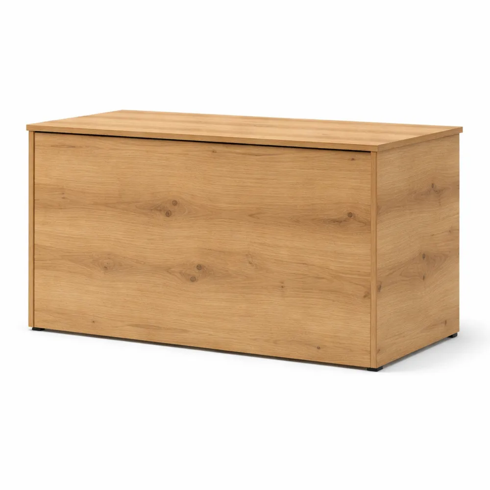 Coffre de rangement en bois ingénieux 84x42x46 cm