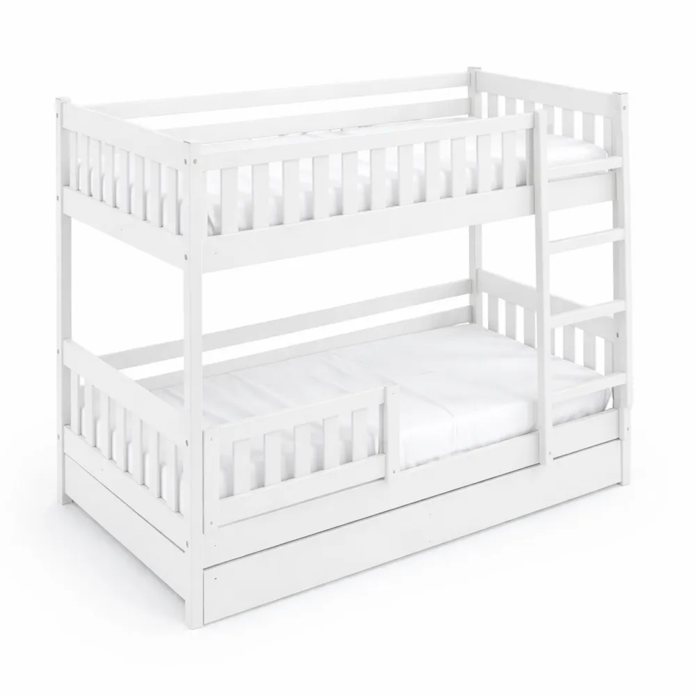 Lit superposé moderne avec tiroir 80 x 160 cm-Birchvik