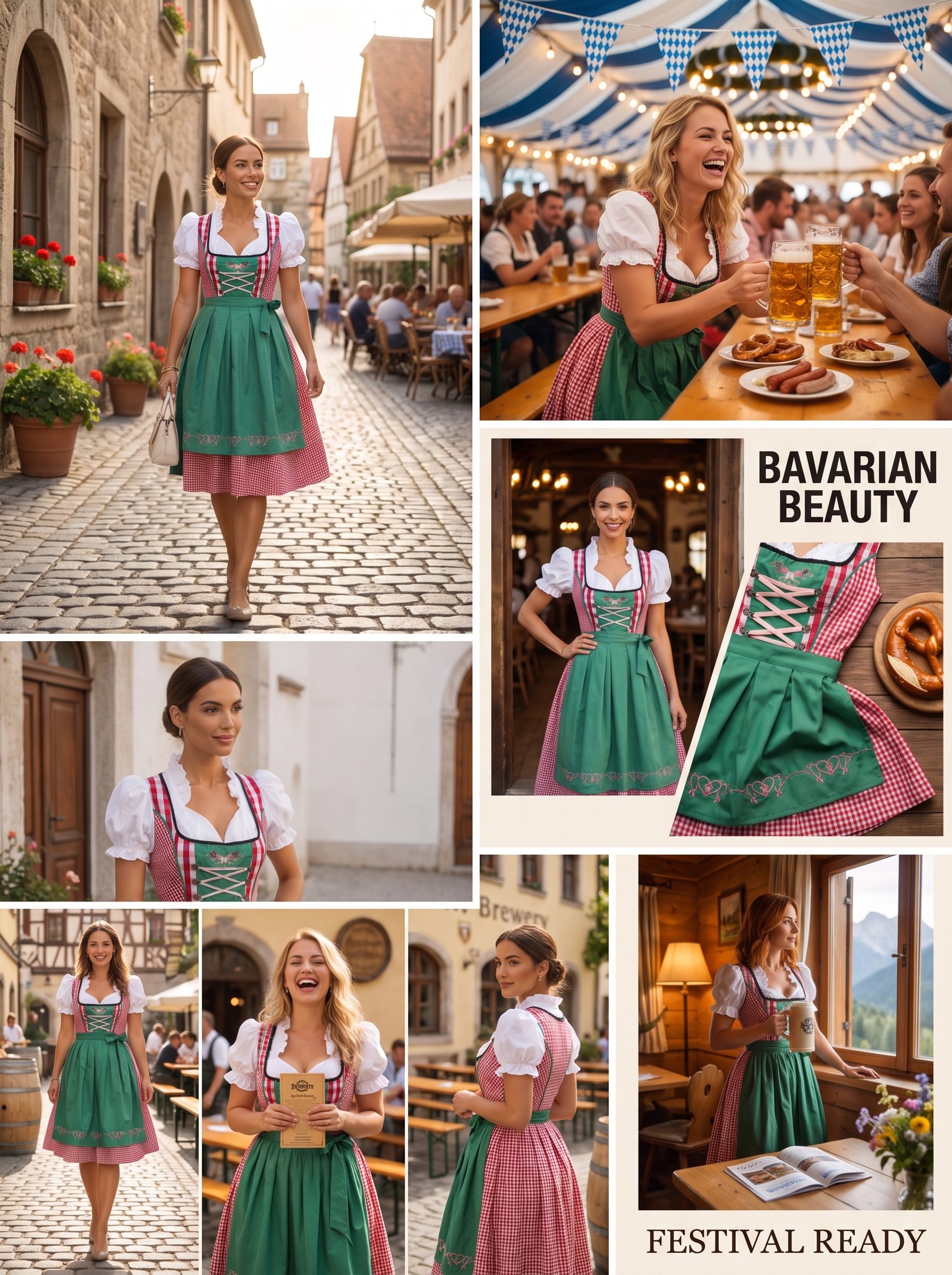 Elegantes Dirndl für Damen