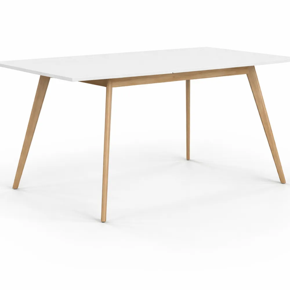 Table à manger extensible scandinave pour 4 à 8 personnes