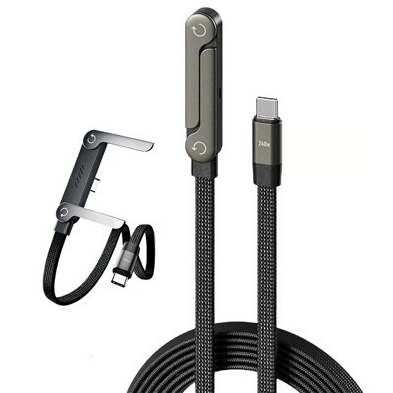  240W STAND DATA CABLE-Cable Is Making Gamers & Tech Enthusiasts Ditch Every Charging Cable They Own