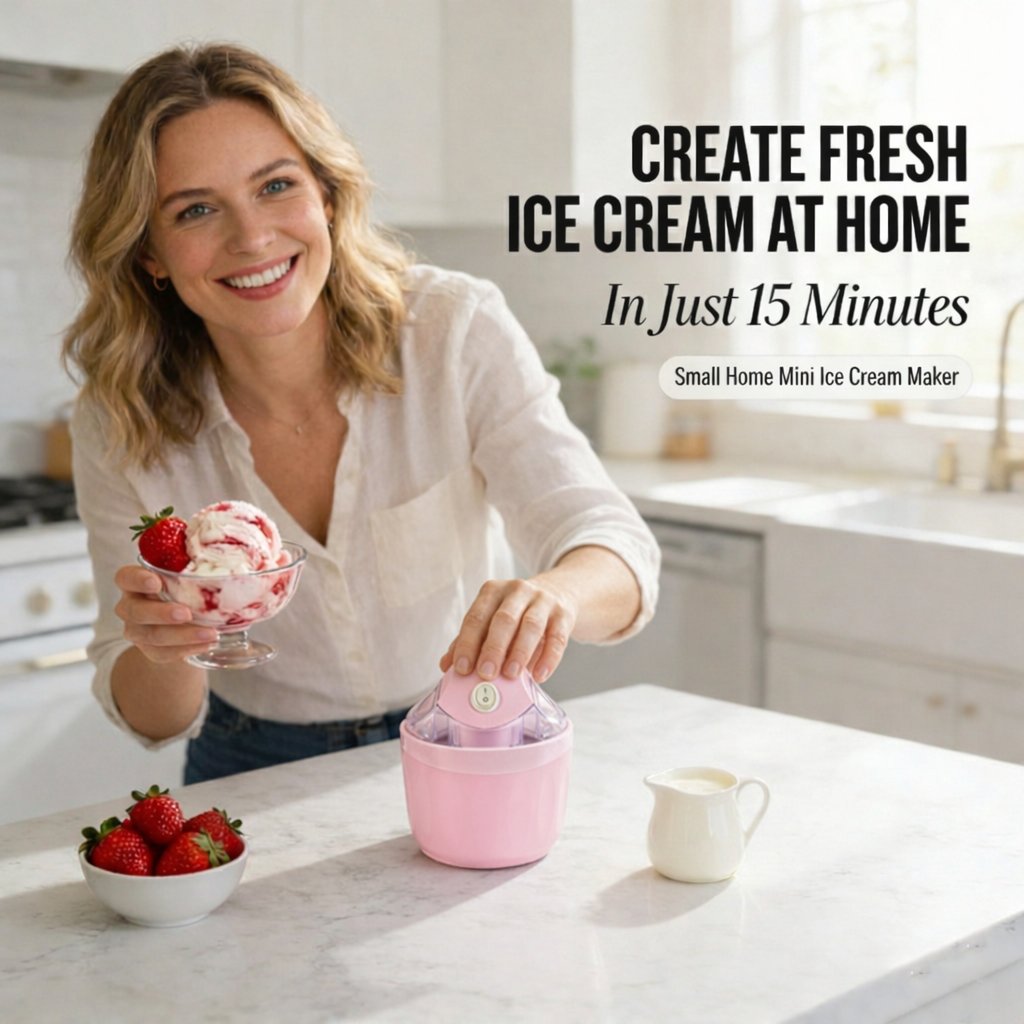 🍨Small Home Mini Ice Cream Maker