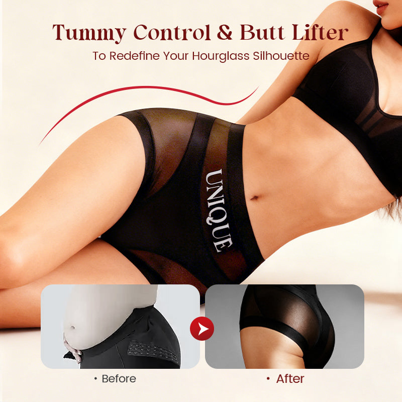 Women's High-Waisted Tummy Control Seamless Boyshorts