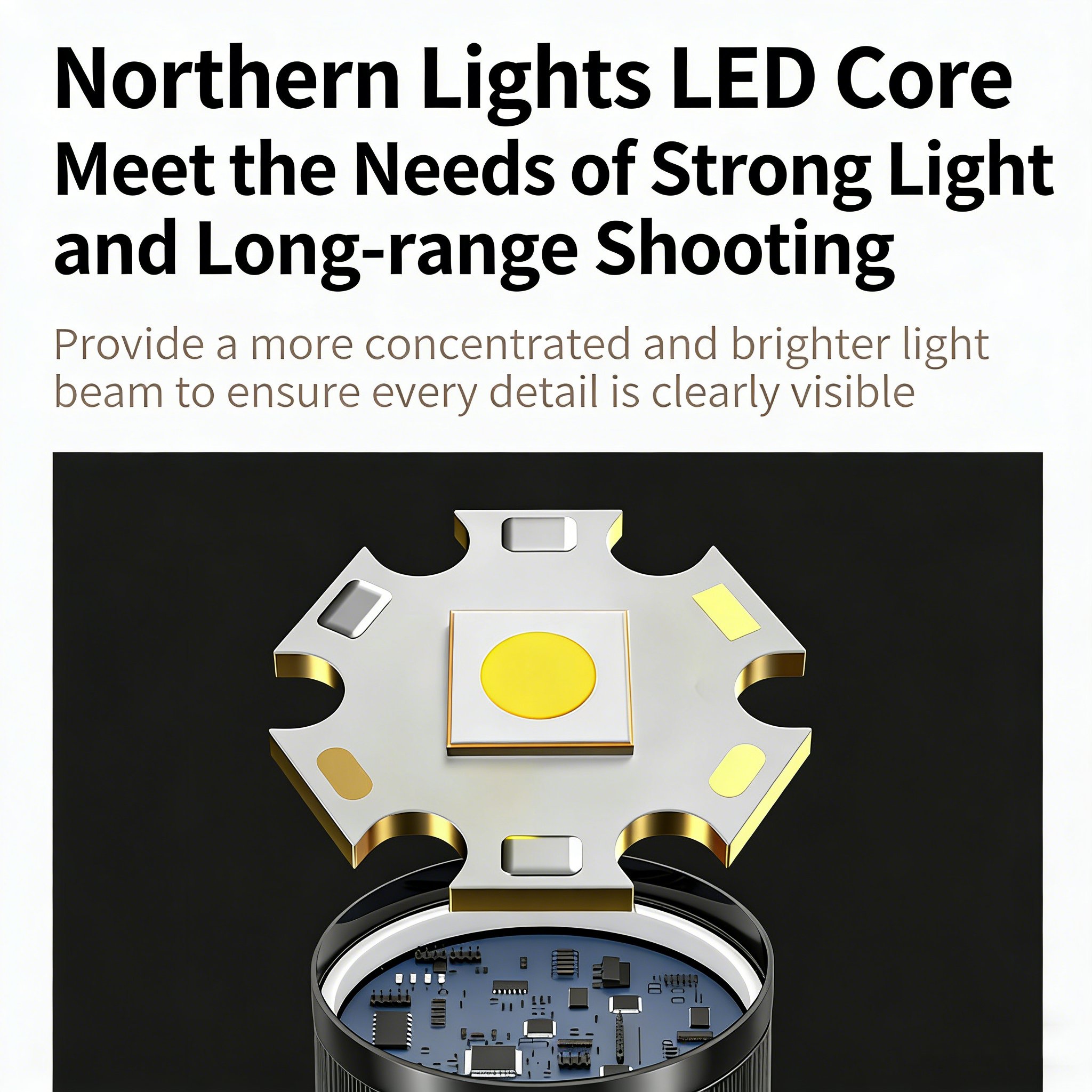 🔦 Rechargeable Outdoor Long-Range Ultra-Bright Laser Flashlight