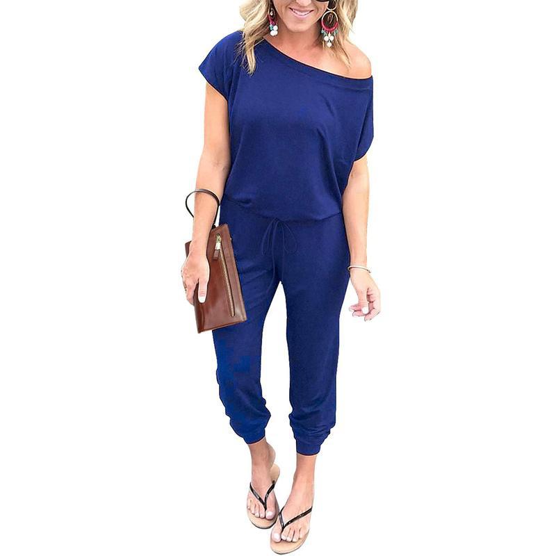 Summer Outfit Women'S Jumpsuit Plus Size S Xxxl Off Shoulder